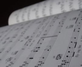 Referencia visual para clases de teoría musical
